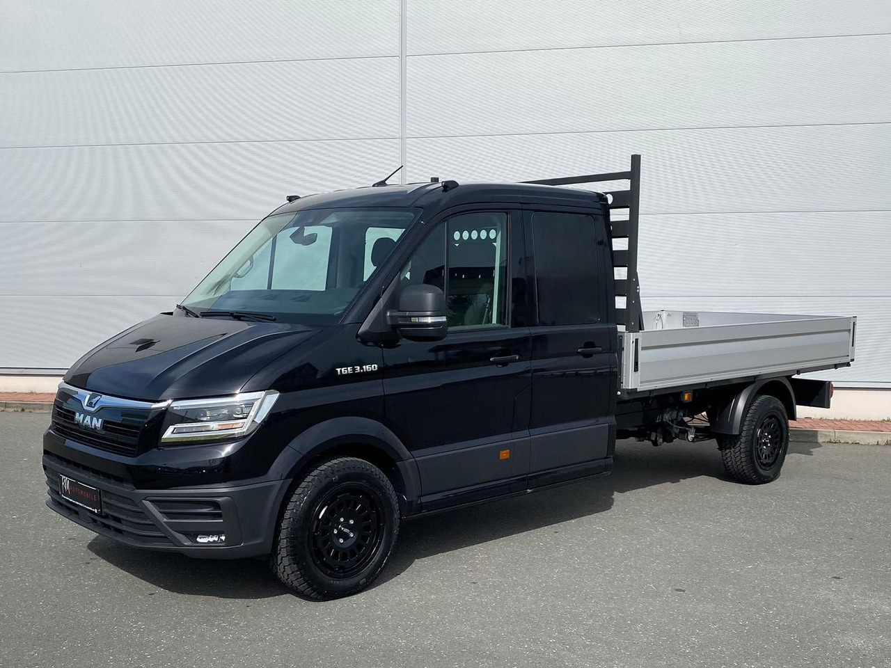 MAN TGE 3.160 Pritsche DOKA LR HECK AHK 3.5t ACC NAV - Flatbed van, Combi van: picture 1 MAN TGE 3.160 Pritsche DOKA LR HECK AHK 3.5t ACC NAV - Flatbed van, Combi van: picture 1