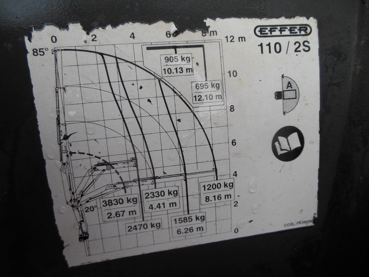 Tipper, Crane truck DAF CF 65.240,KRAN EFFER 110/2S,MANUELL,BLATT,1 HAND: picture 13 Tipper, Crane truck DAF CF 65.240,KRAN EFFER 110/2S,MANUELL,BLATT,1 HAND: picture 13