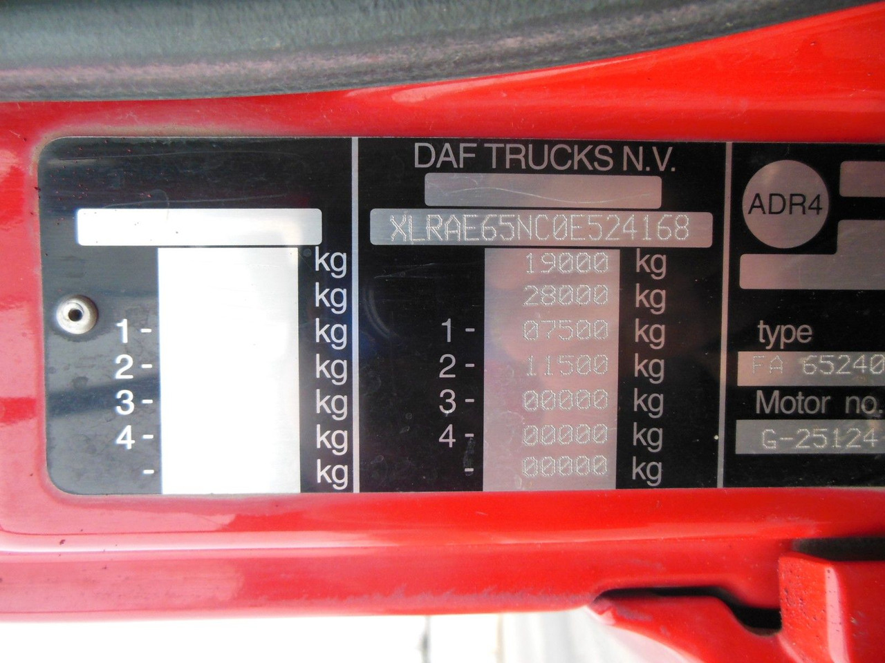 Tipper, Crane truck DAF CF 65.240,KRAN EFFER 110/2S,MANUELL,BLATT,1 HAND: picture 29 Tipper, Crane truck DAF CF 65.240,KRAN EFFER 110/2S,MANUELL,BLATT,1 HAND: picture 29