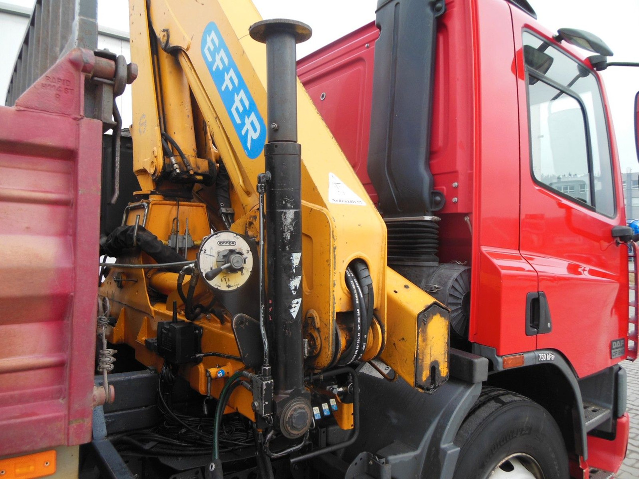 Tipper, Crane truck DAF CF 65.240,KRAN EFFER 110/2S,MANUELL,BLATT,1 HAND: picture 14 Tipper, Crane truck DAF CF 65.240,KRAN EFFER 110/2S,MANUELL,BLATT,1 HAND: picture 14