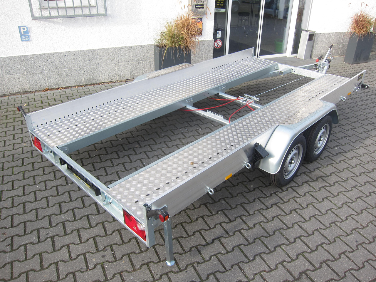 Autotransporter trailer Anssems AMT ECO 2000 light 400x188x18cm (XL) Alurampen 2000kg Wohnmobilanhänger Januar Aktion: picture 8