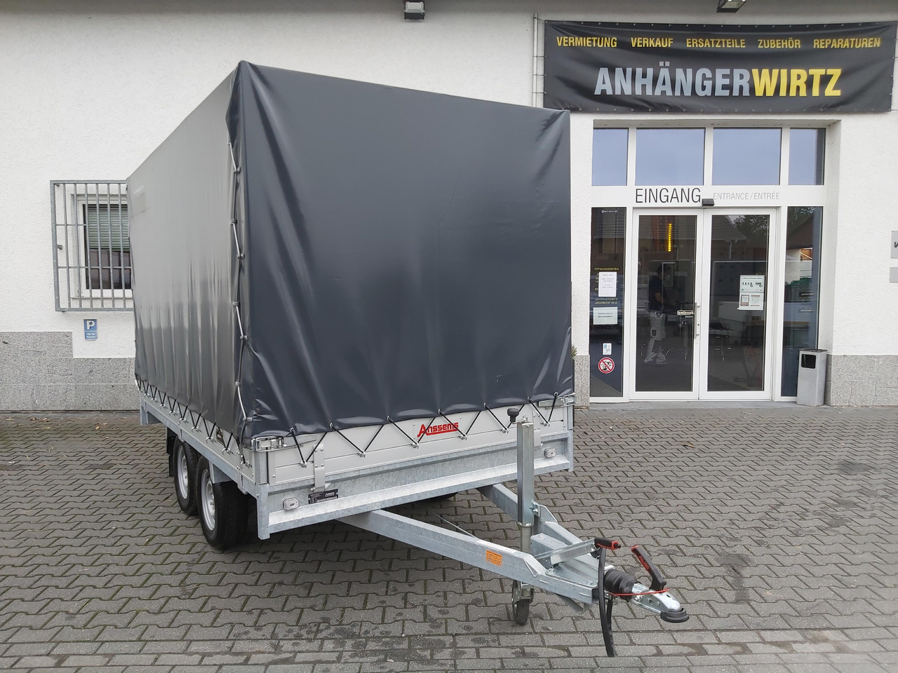 Anssems Hochlader PSX - S 2500 325x178x30cm 180cm Hochplane grau (L) 2500kg Aktion - Curtainsider trailer: picture 5 Anssems Hochlader PSX - S 2500 325x178x30cm 180cm Hochplane grau (L) 2500kg Aktion - Curtainsider trailer: picture 5
