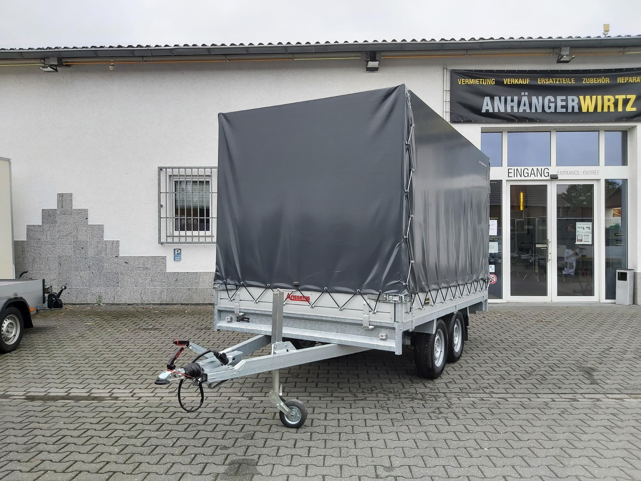 Anssems Hochlader PSX - S 2500 325x178x30cm 180cm Hochplane grau (L) 2500kg Aktion - Curtainsider trailer: picture 4 Anssems Hochlader PSX - S 2500 325x178x30cm 180cm Hochplane grau (L) 2500kg Aktion - Curtainsider trailer: picture 4
