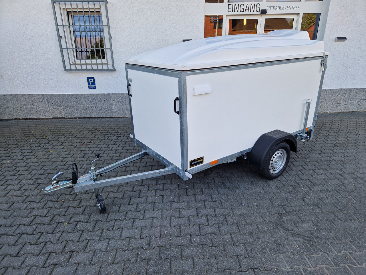 Car trailer Kargo Deckel TFDL 250.00 U 245x130x140cm Hecktüren Stützen (S) 100km/H 750kg: picture 9