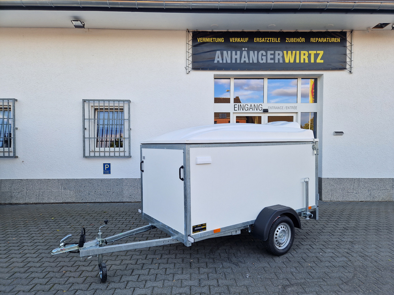 Car trailer Kargo Deckel TFDL 250.00 U 245x130x140cm Hecktüren Stützen (S) 100km/H 750kg: picture 13