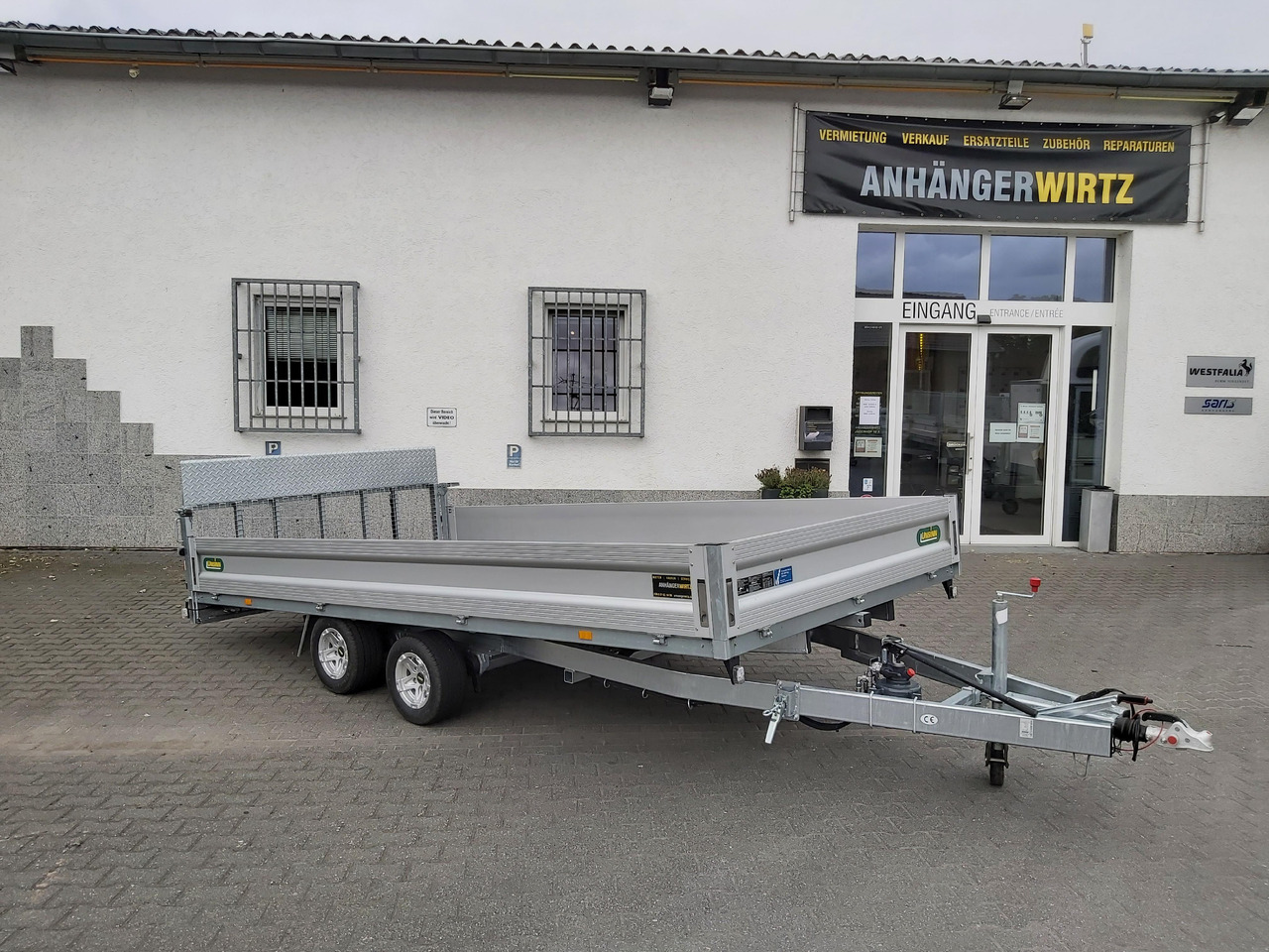 Unsinn Maschinentransporter PKL 3042-10-2040 426x204x350cm easyload Alufelgen 3000kg - Dropside/ Flatbed trailer: picture 4 Unsinn Maschinentransporter PKL 3042-10-2040 426x204x350cm easyload Alufelgen 3000kg - Dropside/ Flatbed trailer: picture 4