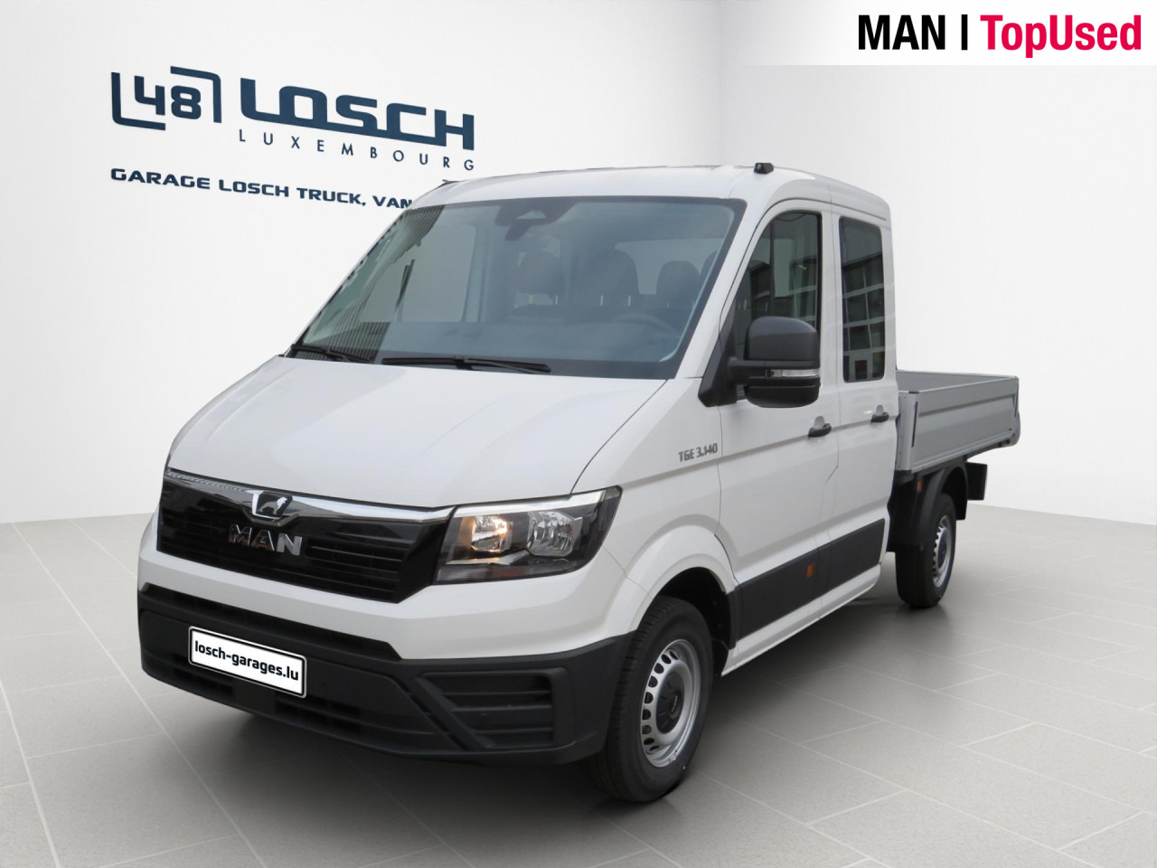 MAN TGE 3.140 4X2F L3 SB Doka Pritsche - Flatbed van, Combi van: picture 1 MAN TGE 3.140 4X2F L3 SB Doka Pritsche - Flatbed van, Combi van: picture 1