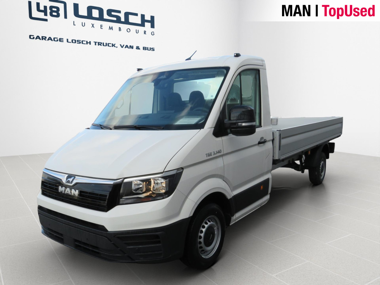 MAN TGE 3.140 4X2F L4 SB EK Pritsche - Flatbed van: picture 1 MAN TGE 3.140 4X2F L4 SB EK Pritsche - Flatbed van: picture 1
