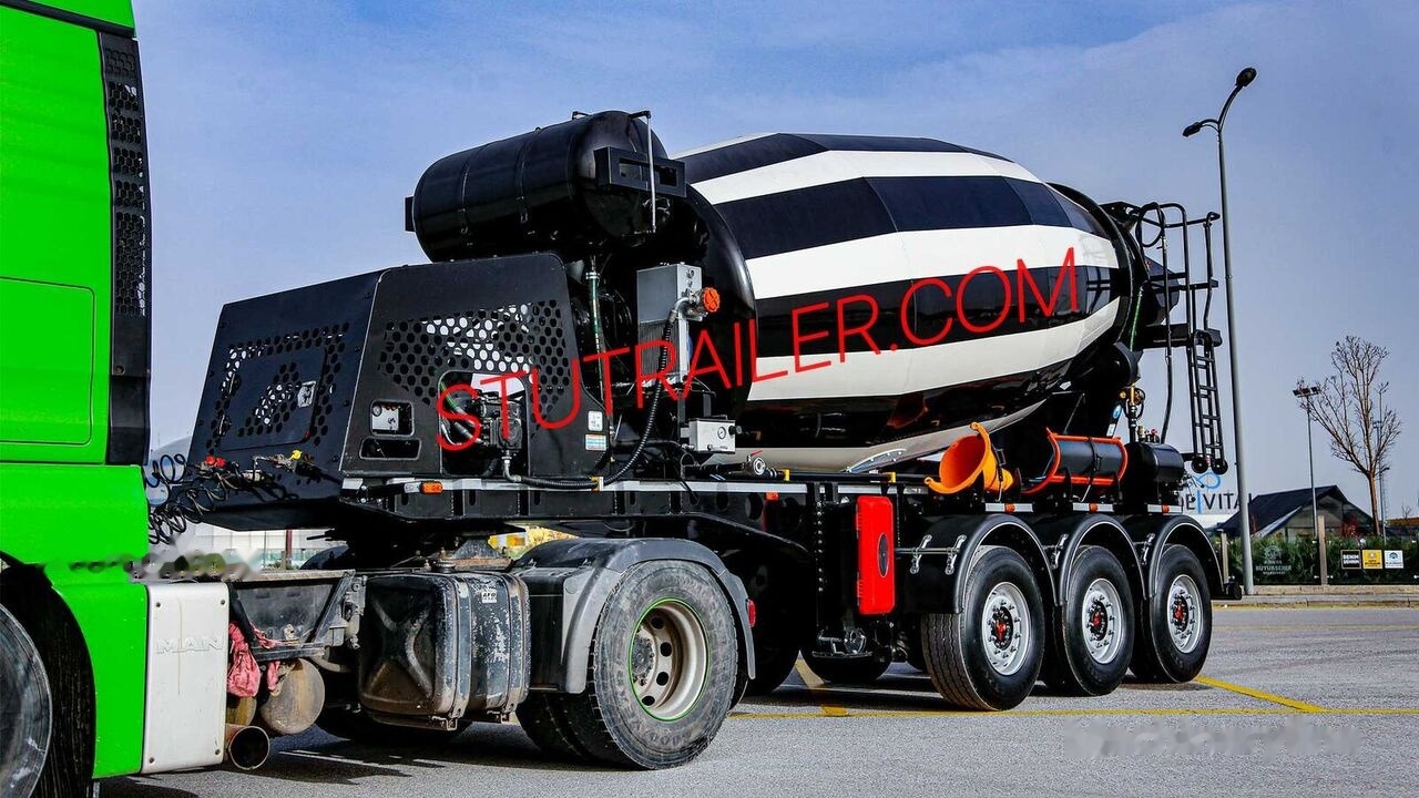 STU 14,7m3 Concrete Mixer Trailer - Concrete mixer semi-trailer: picture 4 STU 14,7m3 Concrete Mixer Trailer - Concrete mixer semi-trailer: picture 4