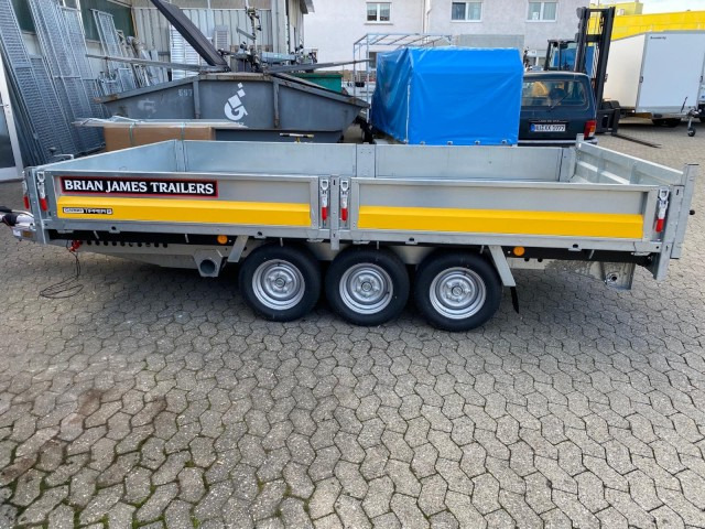 Tipper trailer Brian James Cargo Tipper Heckkipper 3-achs, 526-4020-35-3-12, 4000 x 2000 x 300 mm, 3,5 to.: picture 9