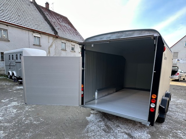 Closed box trailer Cheval Liberte Debon Roadster 800 Alu +​ Türe 3500 kg, 100 km/h, 435x202x202cm: picture 16