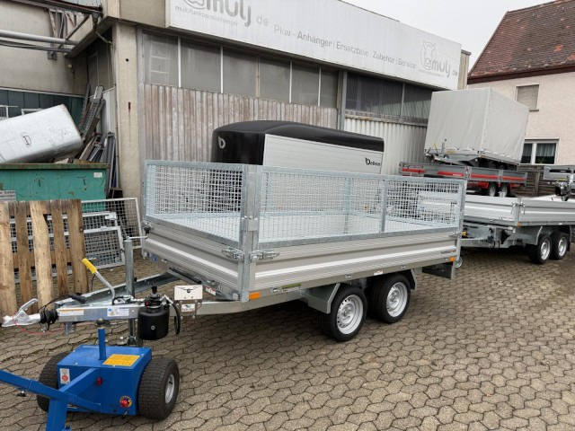 Humbaur HUK 303117 Heckkipper 3,0 t. 3140 x 1750 x 300 mm, LG, AkkuFlex Pumpe - Tipper trailer: picture 1 Humbaur HUK 303117 Heckkipper 3,0 t. 3140 x 1750 x 300 mm, LG, AkkuFlex Pumpe - Tipper trailer: picture 1