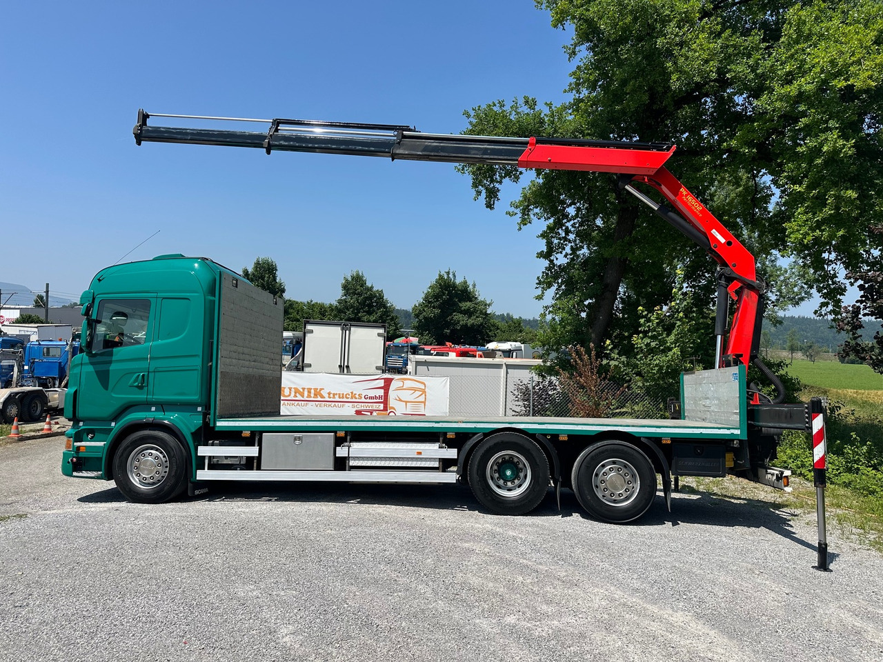 Dropside/ Flatbed truck, Crane truck SCANIA R 480 6x2 Palfinger 16502: picture 7