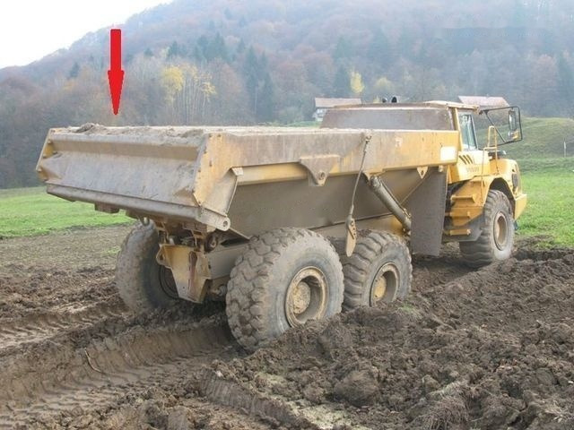 Volvo tailgate  Volvo A25, A30, A35 articulated dump - Body and exterior for Articulated dumper: picture 1 Volvo tailgate  Volvo A25, A30, A35 articulated dump - Body and exterior for Articulated dumper: picture 1