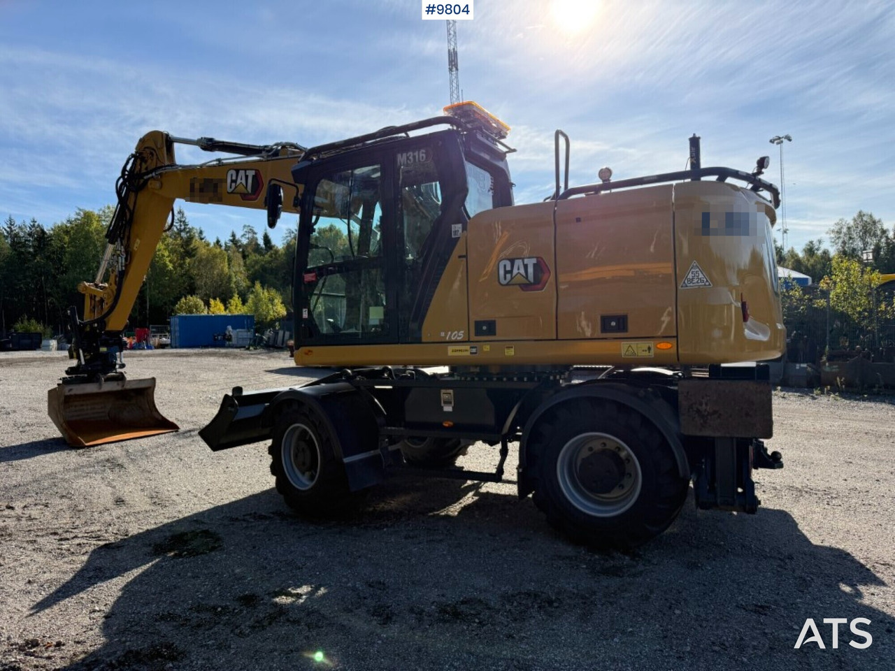 CAT M316 wheel excavator with tiltrotator, 3D excavation system, and grader bucket - Wheel excavator: picture 5 CAT M316 wheel excavator with tiltrotator, 3D excavation system, and grader bucket - Wheel excavator: picture 5