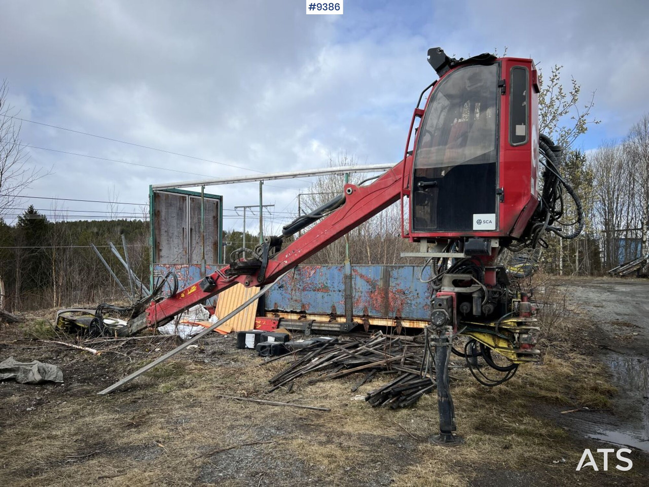 HIAB LOGLIFT F108 ST 96 Timber crane / logging crane - Loader crane: picture 1 HIAB LOGLIFT F108 ST 96 Timber crane / logging crane - Loader crane: picture 1