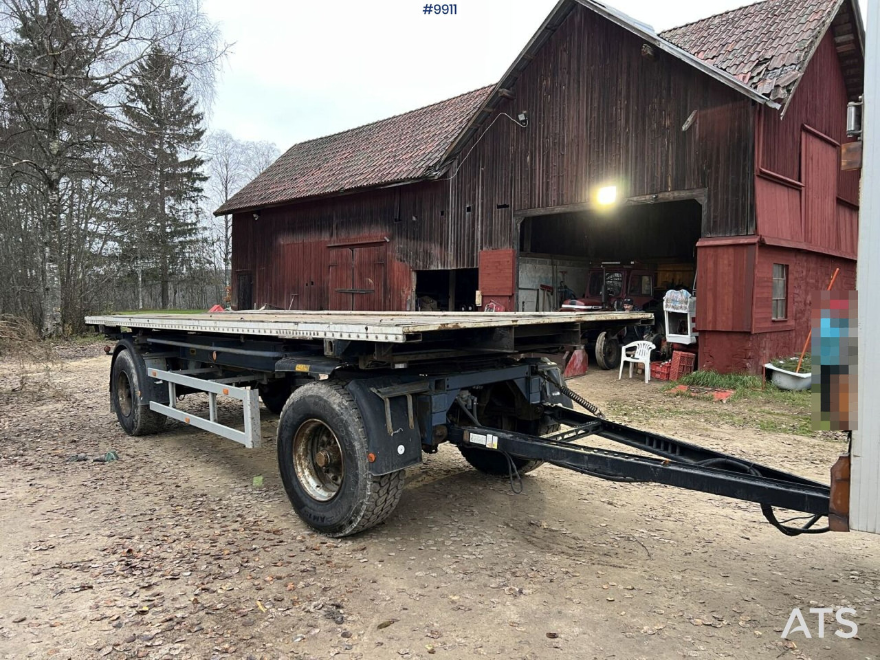 KRONE AZW 20E Container trailer with interchangeable body - Dropside/ Flatbed trailer: picture 2 KRONE AZW 20E Container trailer with interchangeable body - Dropside/ Flatbed trailer: picture 2
