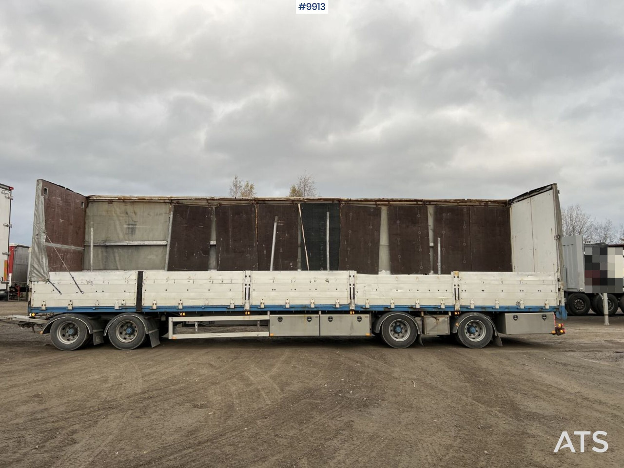 PARATOR SCV 18-20 Truck trailer with folding sides - Dropside/ Flatbed trailer: picture 2 PARATOR SCV 18-20 Truck trailer with folding sides - Dropside/ Flatbed trailer: picture 2