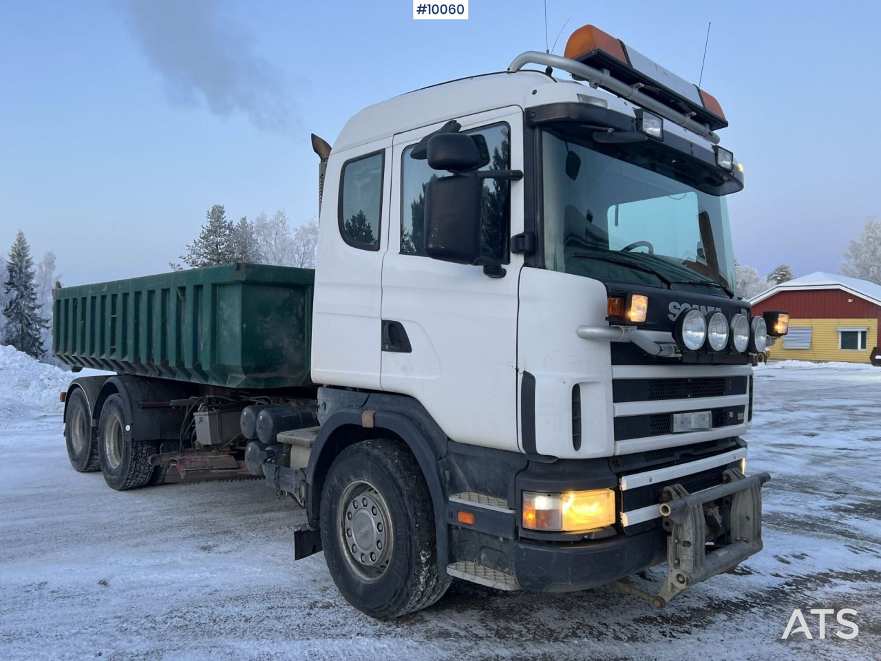 SCANIA R164 Tipper truck with plow equipment (VIDEO) - Tipper: picture 5 SCANIA R164 Tipper truck with plow equipment (VIDEO) - Tipper: picture 5