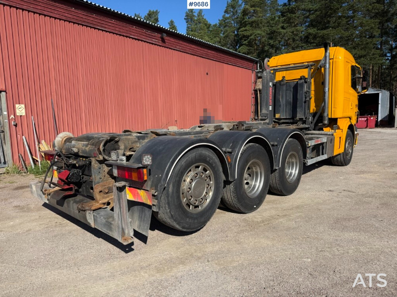 Scania G440 8X4 Lastväxlare plog och saltutrustad Rep.objekt - Hook lift truck: picture 4 Scania G440 8X4 Lastväxlare plog och saltutrustad Rep.objekt - Hook lift truck: picture 4