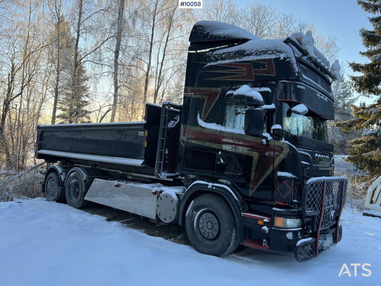 Scania R730 Hooklift truck with double flatbed - Hook lift truck: picture 3 Scania R730 Hooklift truck with double flatbed - Hook lift truck: picture 3