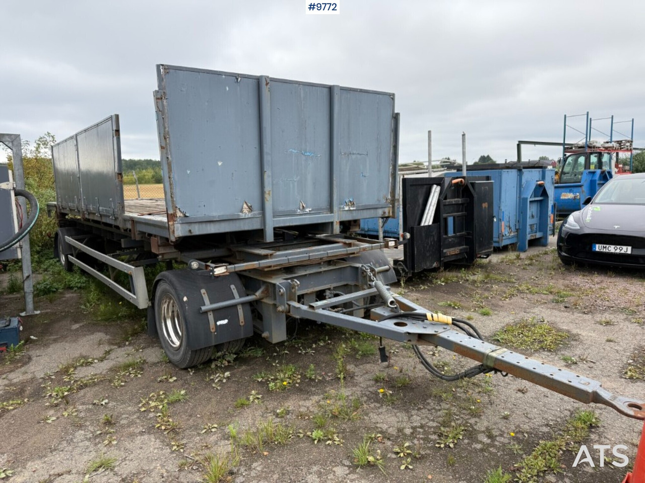 VAN HAAL R20 Hooklift body with removable flatbed - Roll-off/ Skip trailer, Flatbed body: picture 2 VAN HAAL R20 Hooklift body with removable flatbed - Roll-off/ Skip trailer, Flatbed body: picture 2