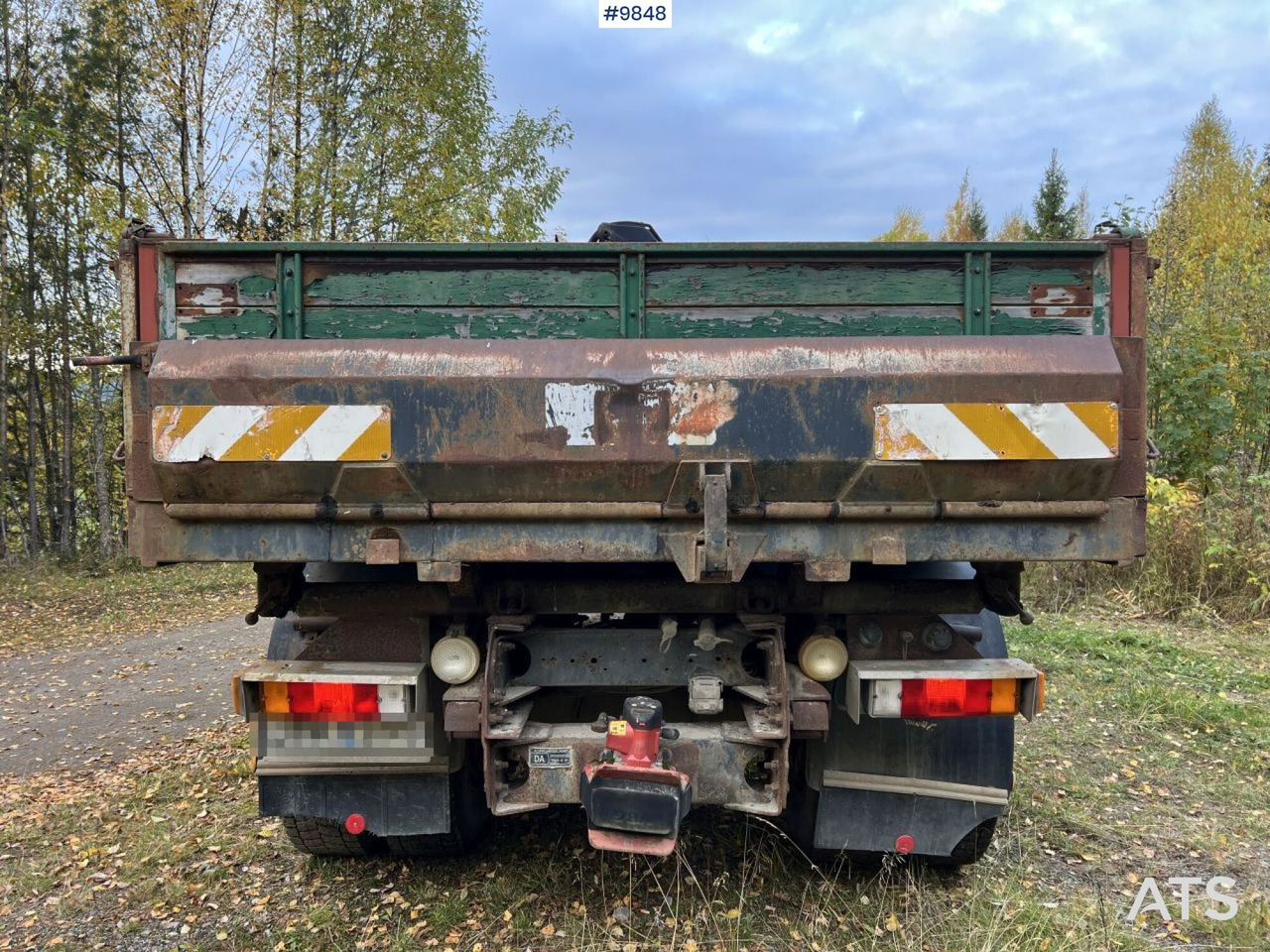 Tipper VOLVO FL7 4X2 Crane truck/Dump truck with Hiab071 crane: picture 15