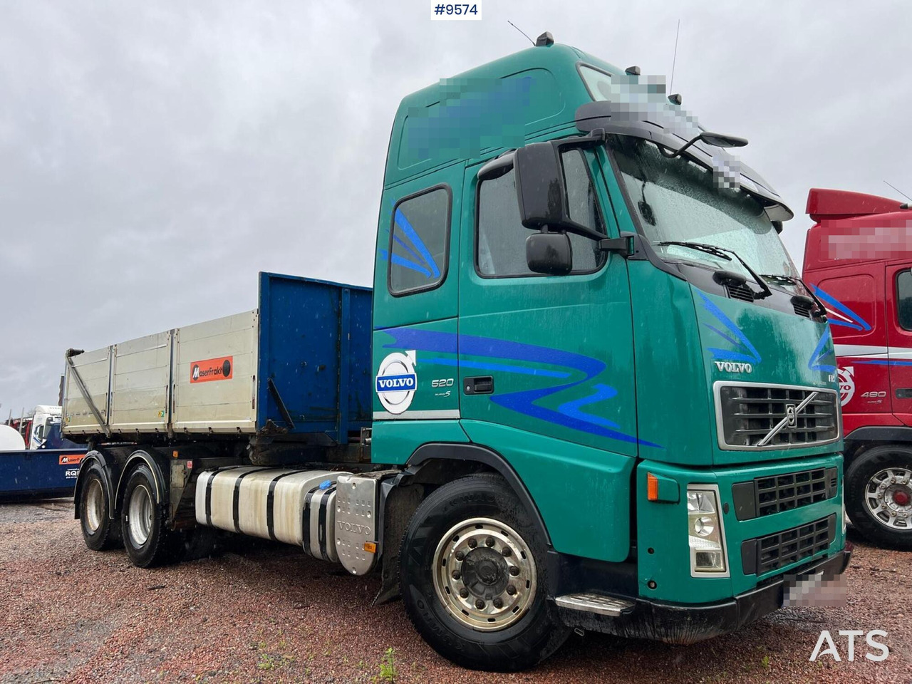 Volvo FH 520 6X4 Quick lock with flatbed - Dropside/ Flatbed truck: picture 2 Volvo FH 520 6X4 Quick lock with flatbed - Dropside/ Flatbed truck: picture 2