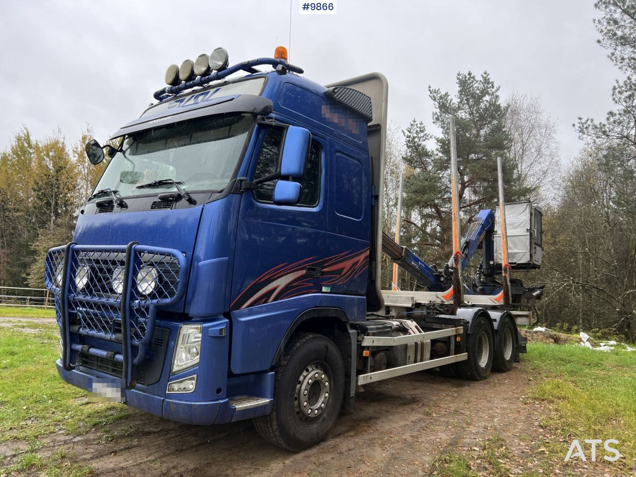 Volvo FH D13 Timber truck with Palfinger M110 crane - Timber truck: picture 2 Volvo FH D13 Timber truck with Palfinger M110 crane - Timber truck: picture 2