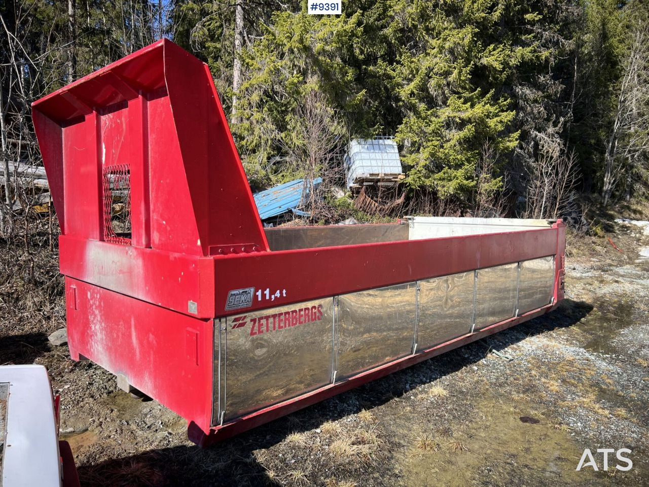 Zetterbergs EDK 6/5-54-10-D Flatbed with tipping piston - Flatbed body: picture 1 Zetterbergs EDK 6/5-54-10-D Flatbed with tipping piston - Flatbed body: picture 1