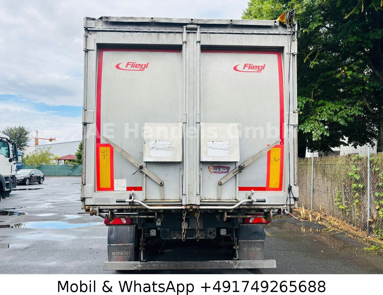 Fliegl DHKS 390 Stahl *50m³/Lift/Podest/Getreideöffnung - Tipper semi-trailer: picture 3 Fliegl DHKS 390 Stahl *50m³/Lift/Podest/Getreideöffnung - Tipper semi-trailer: picture 3