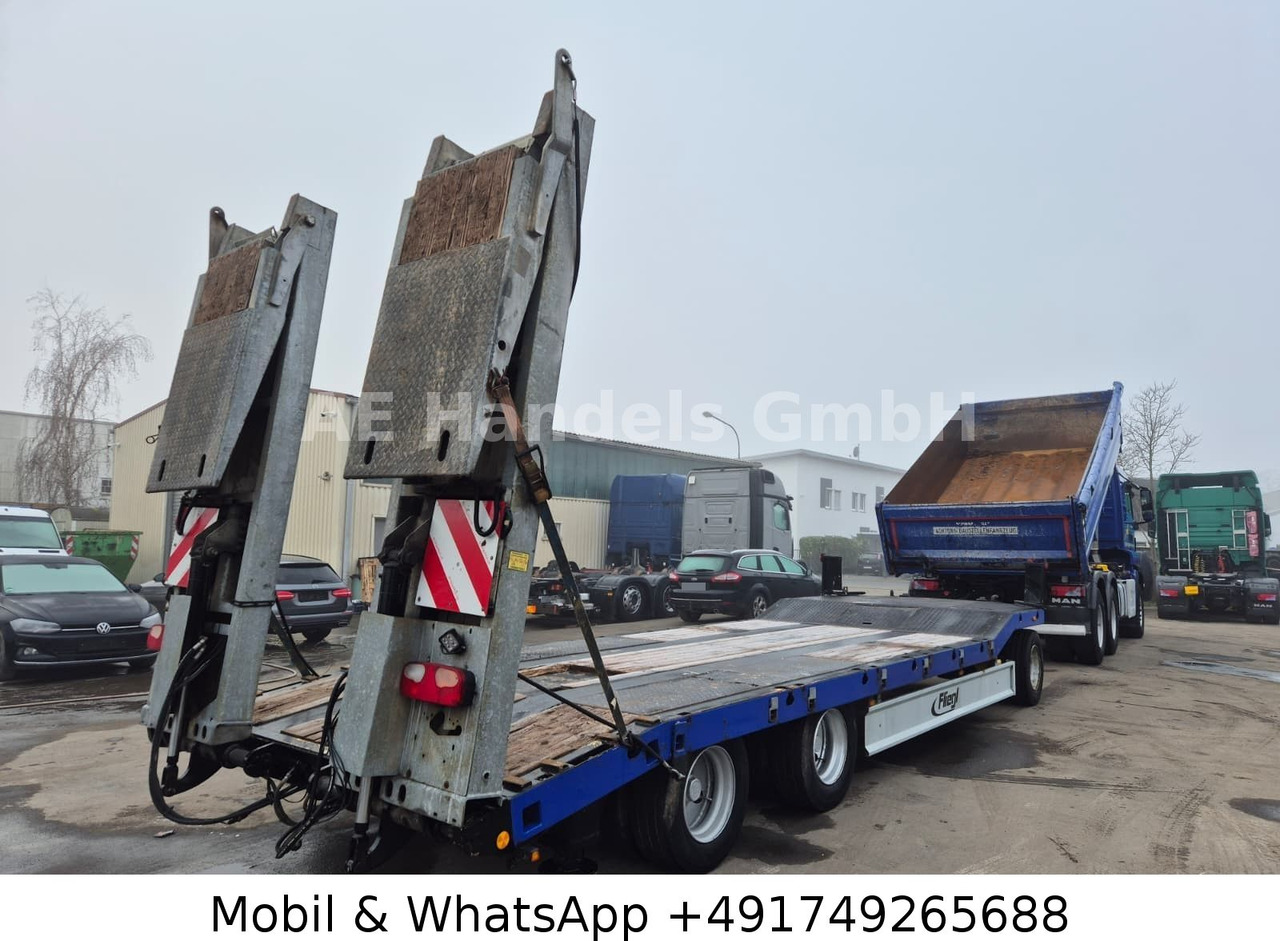 Fliegl DTS 300 Drehschemel Tieflader*Hydraulische Rampe - Low loader trailer: picture 4 Fliegl DTS 300 Drehschemel Tieflader*Hydraulische Rampe - Low loader trailer: picture 4