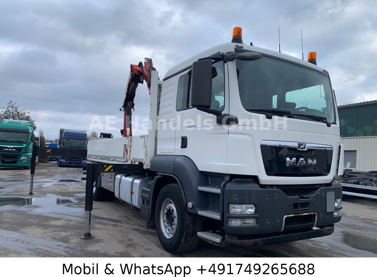 MAN TGS 18.480 M BB 4x2 | Palfinger PK 22002 EH - Dropside/ Flatbed truck, Crane truck: picture 1 MAN TGS 18.480 M BB 4x2 | Palfinger PK 22002 EH - Dropside/ Flatbed truck, Crane truck: picture 1
