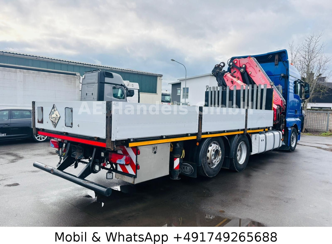 Dropside/ Flatbed truck, Crane truck MAN TGX 26.540 XLX BL 6x2 FASSI F455 *Funk/Lenk+Lift: picture 8 Dropside/ Flatbed truck, Crane truck MAN TGX 26.540 XLX BL 6x2 FASSI F455 *Funk/Lenk+Lift: picture 8
