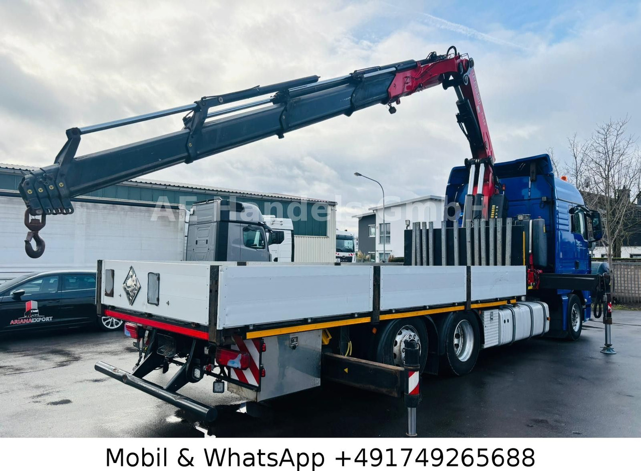 Dropside/ Flatbed truck, Crane truck MAN TGX 26.540 XLX BL 6x2 FASSI F455 *Funk/Lenk+Lift: picture 7 Dropside/ Flatbed truck, Crane truck MAN TGX 26.540 XLX BL 6x2 FASSI F455 *Funk/Lenk+Lift: picture 7