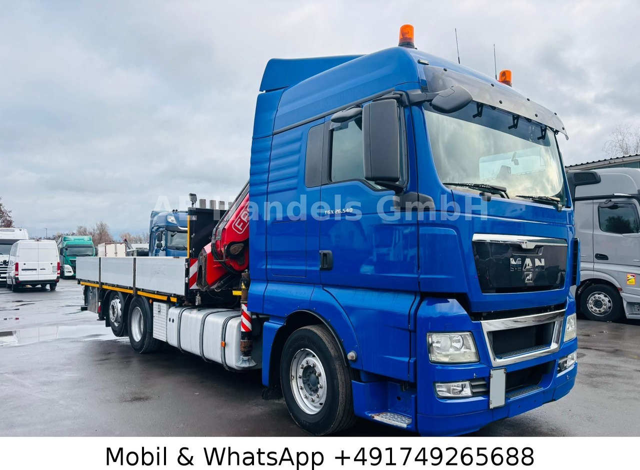Dropside/ Flatbed truck, Crane truck MAN TGX 26.540 XLX BL 6x2 FASSI F455 *Funk/Lenk+Lift: picture 11 Dropside/ Flatbed truck, Crane truck MAN TGX 26.540 XLX BL 6x2 FASSI F455 *Funk/Lenk+Lift: picture 11