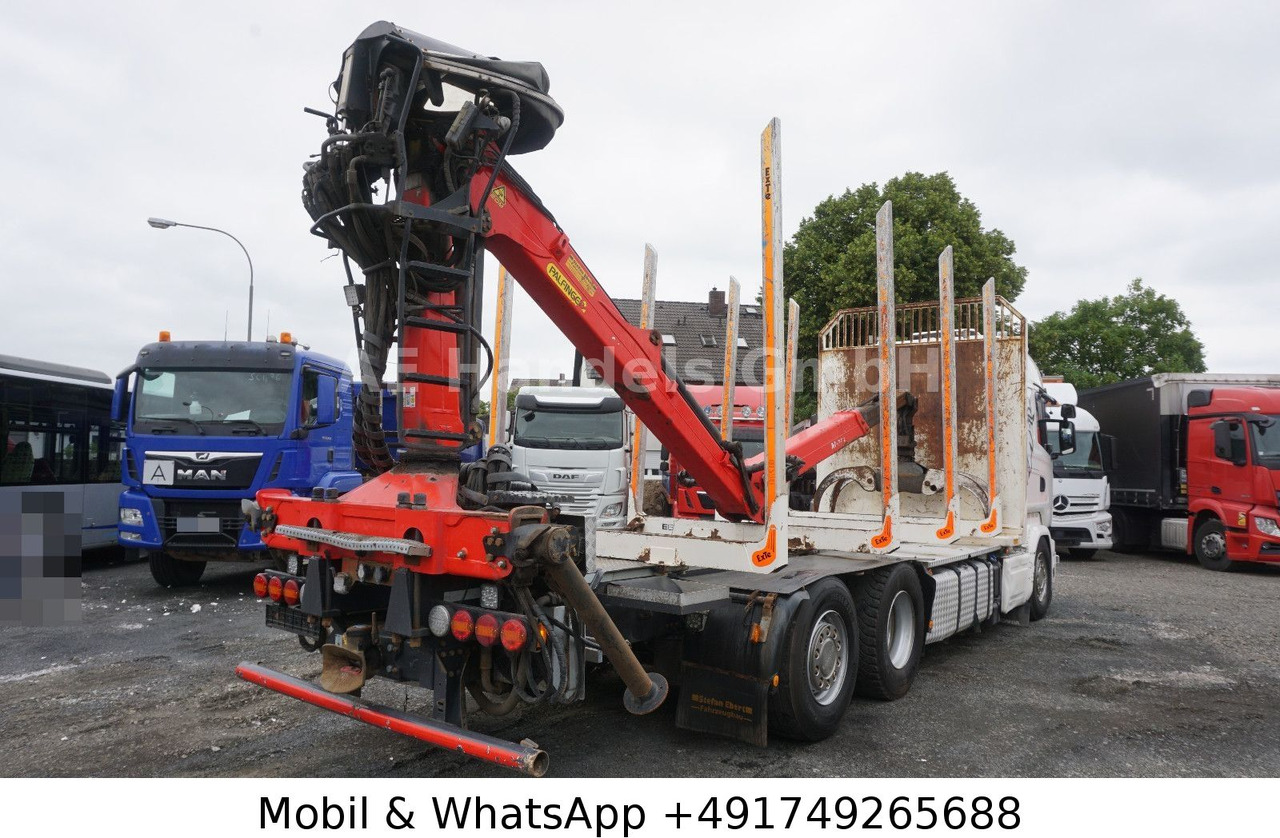 Scania R580 V8 Highline Palfinger-M120L97 *Retarder/ACC - Timber truck, Crane truck: picture 4 Scania R580 V8 Highline Palfinger-M120L97 *Retarder/ACC - Timber truck, Crane truck: picture 4