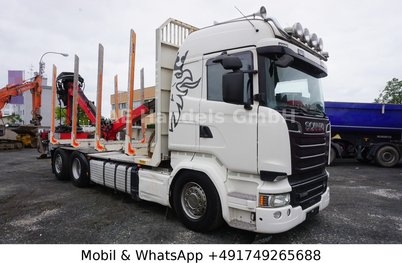 Scania R580 V8 Highline Palfinger-M120L97 *Retarder/ACC - Timber truck, Crane truck: picture 2 Scania R580 V8 Highline Palfinger-M120L97 *Retarder/ACC - Timber truck, Crane truck: picture 2