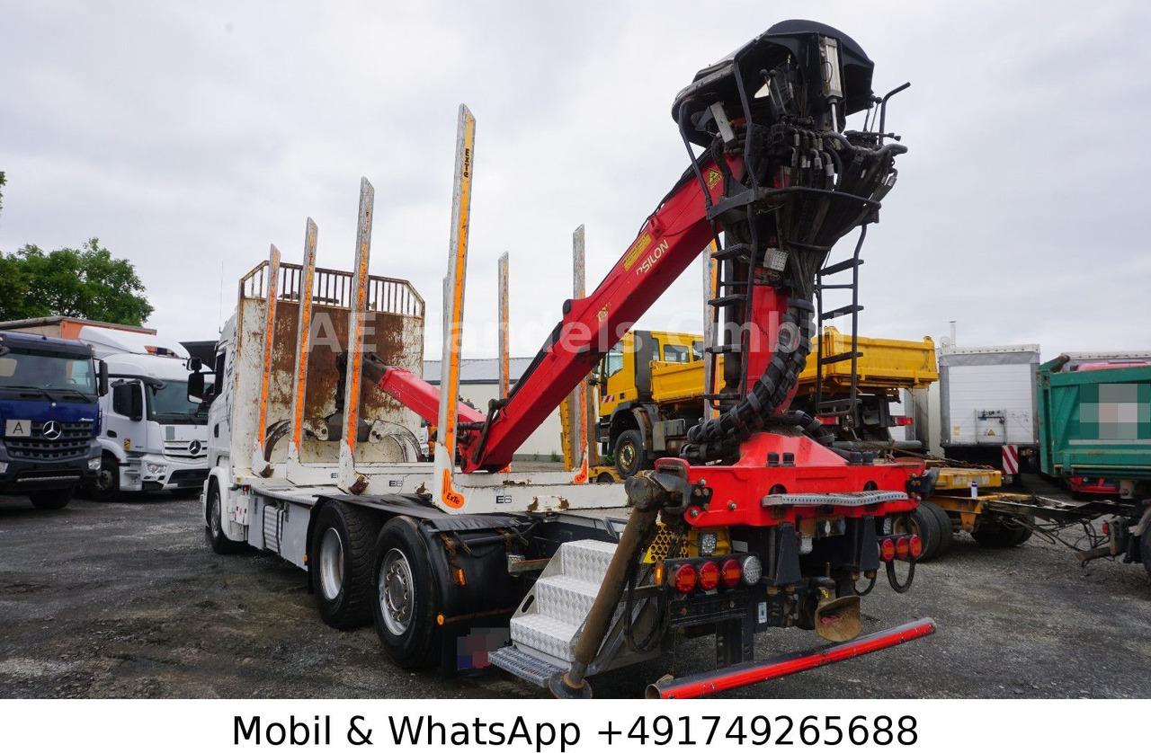 Scania R580 V8 Highline Palfinger-M120L97 *Retarder/ACC - Timber truck, Crane truck: picture 5 Scania R580 V8 Highline Palfinger-M120L97 *Retarder/ACC - Timber truck, Crane truck: picture 5