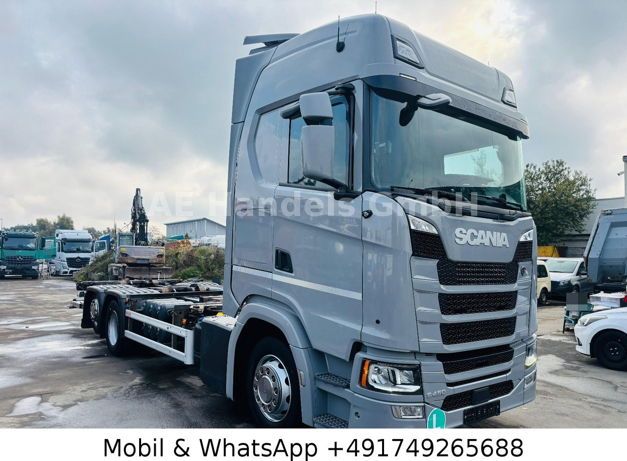 Scania S450 HighLine BDF *Retarder/Lenk+Lift/Multi/LBW - Container transporter/ Swap body truck: picture 1 Scania S450 HighLine BDF *Retarder/Lenk+Lift/Multi/LBW - Container transporter/ Swap body truck: picture 1