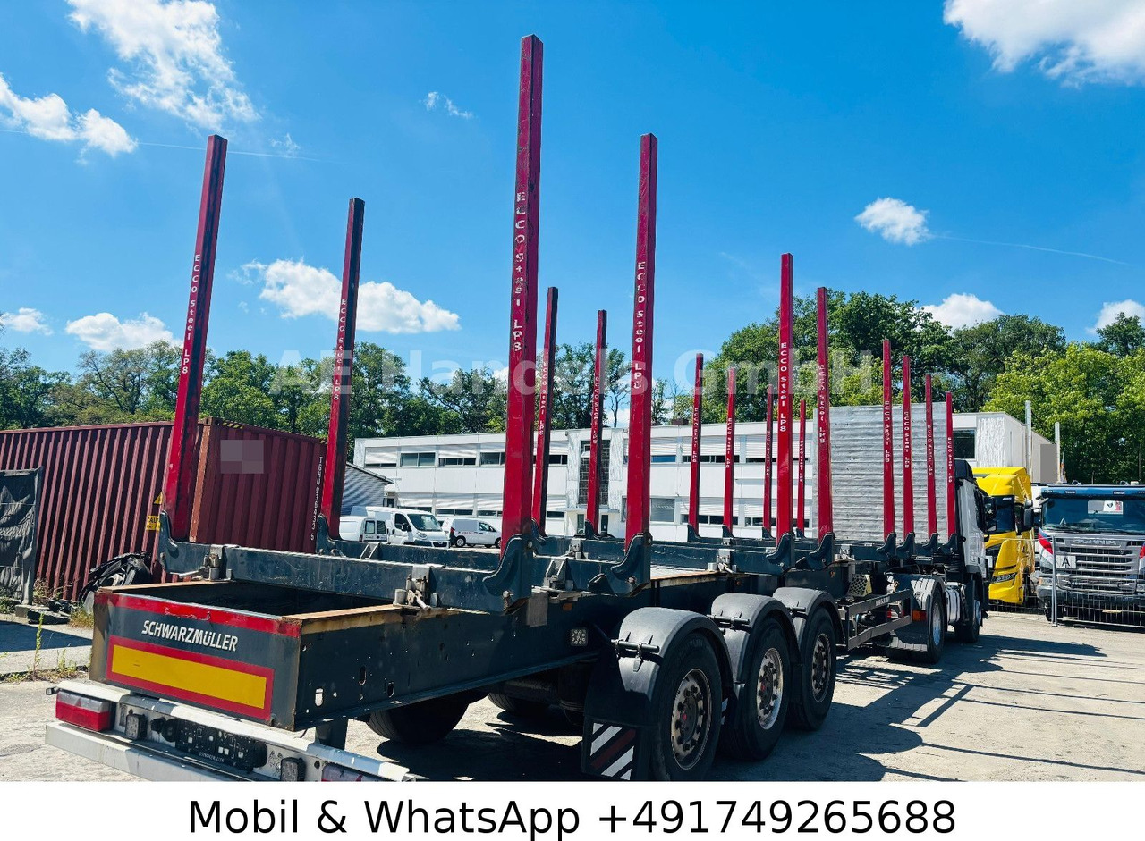 Schwarzmüller S1 Y-Serie Lang-Holz *8x Rungen/Liftachse/Alcoa - Timber semi-trailer: picture 2 Schwarzmüller S1 Y-Serie Lang-Holz *8x Rungen/Liftachse/Alcoa - Timber semi-trailer: picture 2