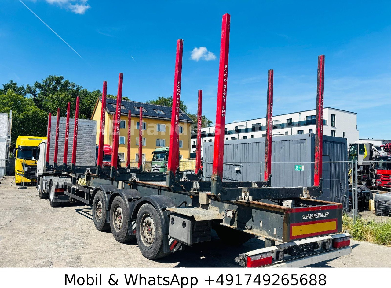 Schwarzmüller S1 Y-Serie Lang-Holz *8x Rungen/Liftachse/Alcoa - Timber semi-trailer: picture 4 Schwarzmüller S1 Y-Serie Lang-Holz *8x Rungen/Liftachse/Alcoa - Timber semi-trailer: picture 4