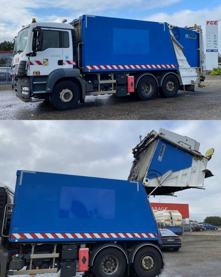 MAN TGS 26.360-6x2 FAUN VR5Z/ZÖLLER endommagé - Garbage truck: picture 2 MAN TGS 26.360-6x2 FAUN VR5Z/ZÖLLER endommagé - Garbage truck: picture 2
