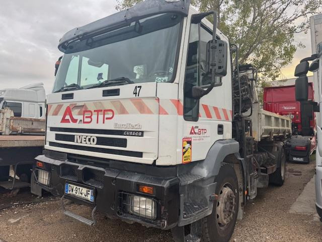 Iveco EUROTECH CURSOR 310 TRIBENNE GRUE HIAB - Tipper, Crane truck: picture 1 Iveco EUROTECH CURSOR 310 TRIBENNE GRUE HIAB - Tipper, Crane truck: picture 1