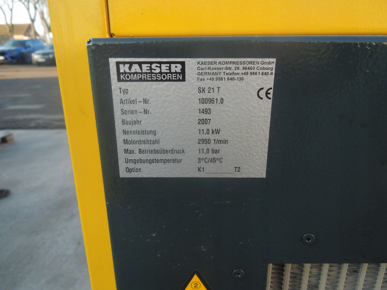 KAESER SK21T - Air compressor: picture 4 KAESER SK21T - Air compressor: picture 4