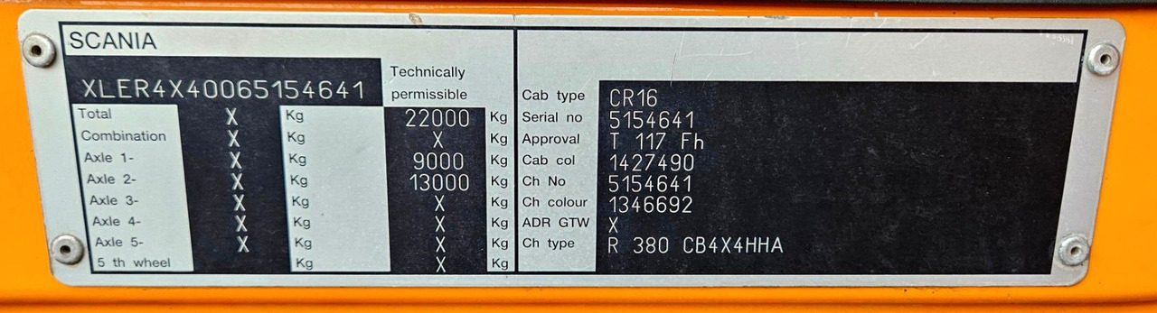 Tipper Scania R380 4x4 Winterdienst Euro4: picture 27