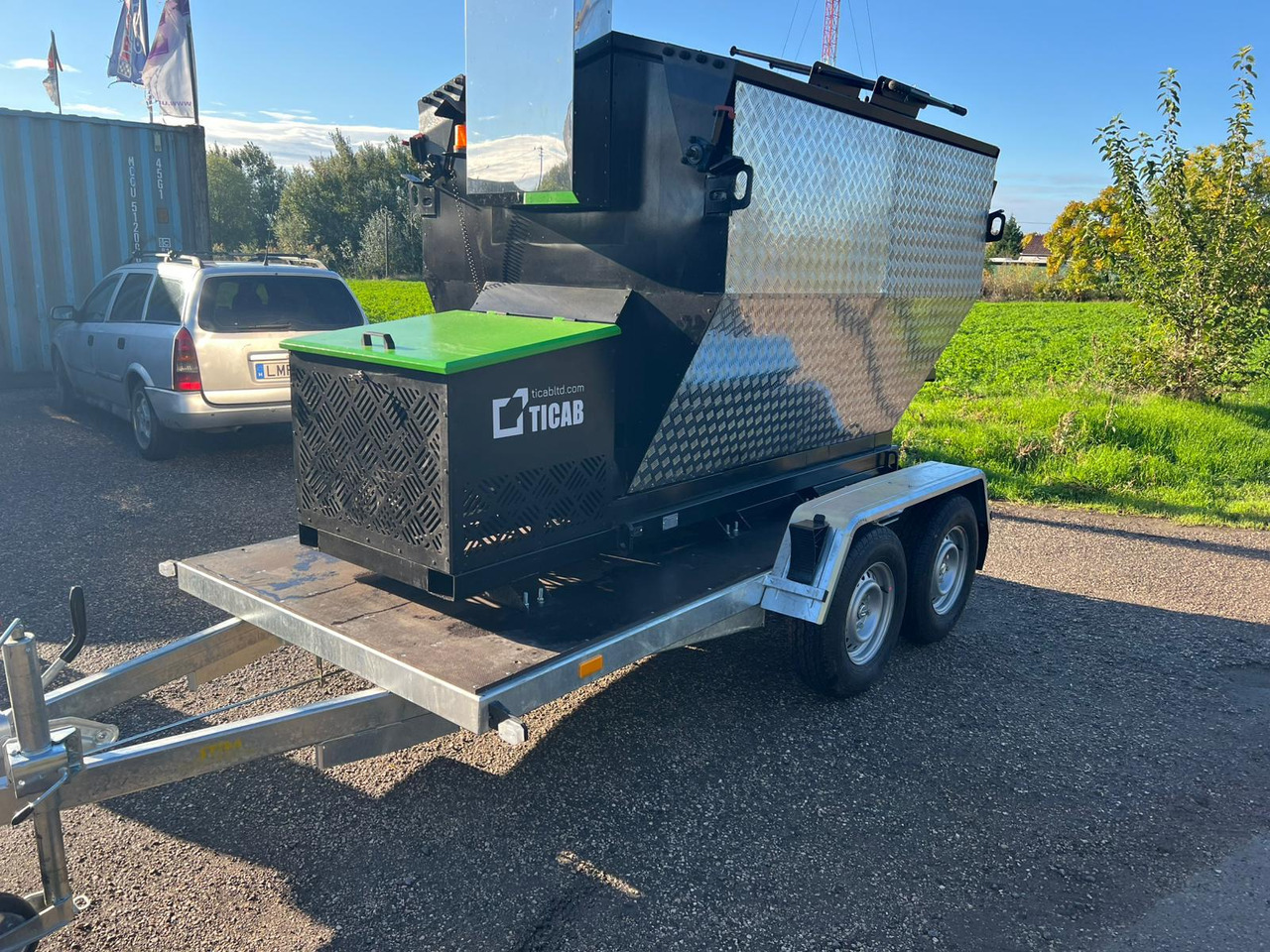 TICAB Asphalt Hot Box from the Manufacturer for 2,8 t, termiskais bunkurs asfaltam HB-2 - Asphalt machine: picture 5 TICAB Asphalt Hot Box from the Manufacturer for 2,8 t, termiskais bunkurs asfaltam HB-2 - Asphalt machine: picture 5