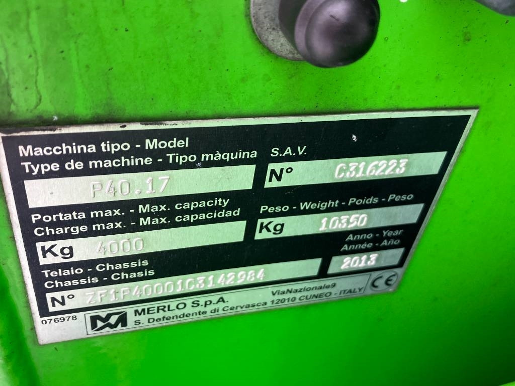 Merlo P40.17 ENDAST RESERVDELAR / ONLY FOR SPAREPARTS - Engine for Construction machinery: picture 5 Merlo P40.17 ENDAST RESERVDELAR / ONLY FOR SPAREPARTS - Engine for Construction machinery: picture 5