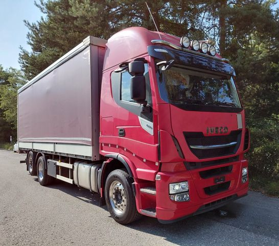 Iveco 260S42 Stralis, 6x2, Retarder, Euro 6, 7.80m box - Curtainsider truck: picture 1 Iveco 260S42 Stralis, 6x2, Retarder, Euro 6, 7.80m box - Curtainsider truck: picture 1