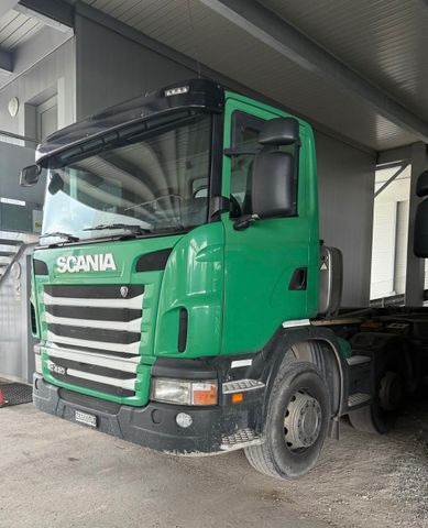 Scania G420 CB 8x4, E5, ONLY 257tkm, Troesch Abroll - Hook lift truck: picture 2 Scania G420 CB 8x4, E5, ONLY 257tkm, Troesch Abroll - Hook lift truck: picture 2
